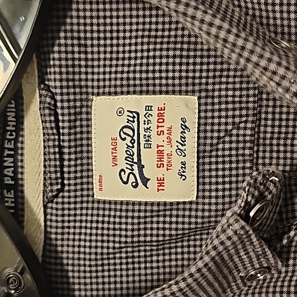 Superdry Men's checkered button down shirt - Picture 3 of 8